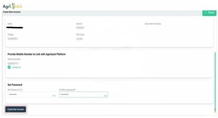 Agristack Farmer Registry MP